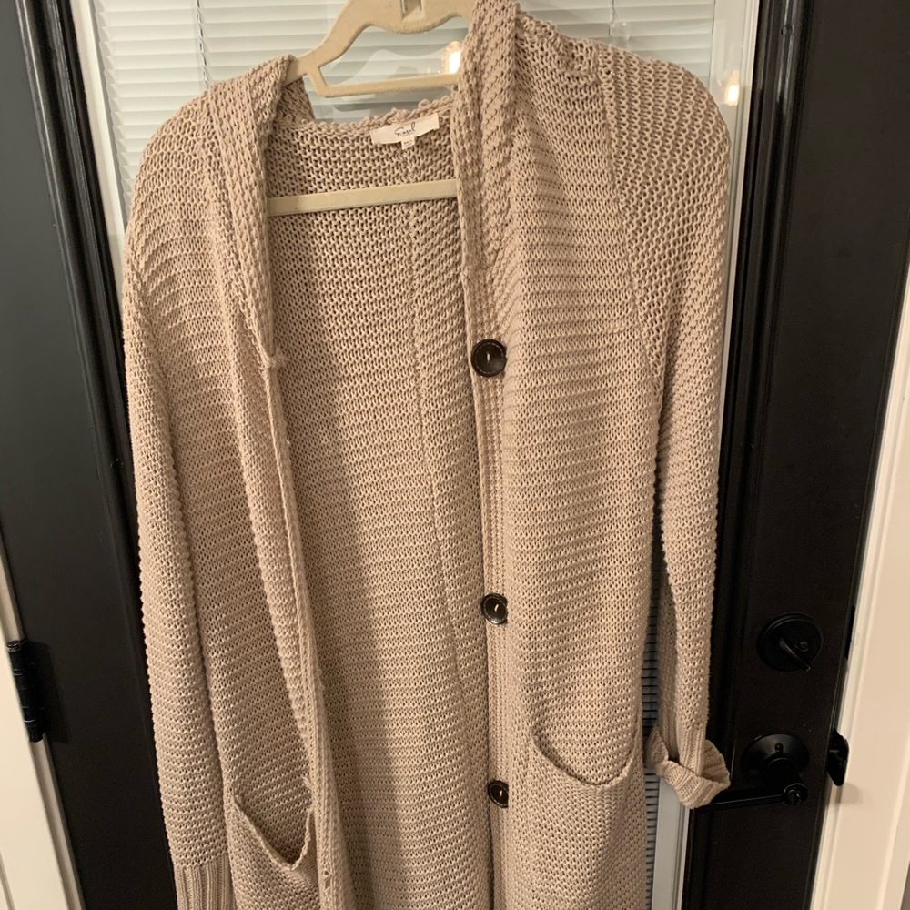 Long cardigan. Size m/l.  EUC